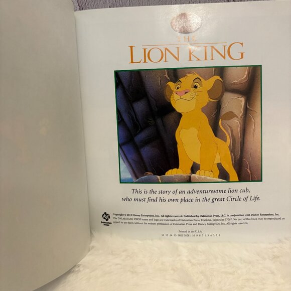 5 for $15 📕, Disney The Lion King Book Includes Sticker Page  (SKU: 170MI) - Picture 4 of 4